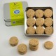 Personalized corporate gift boxes: Shortbread cookies with edible impression printing on marshmallow fondant