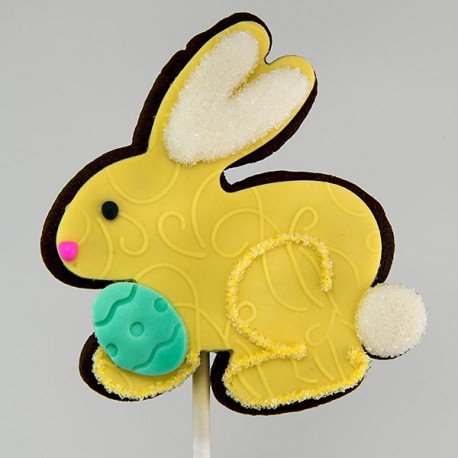 Sitting Rabbit Easter Shortbread Cookie