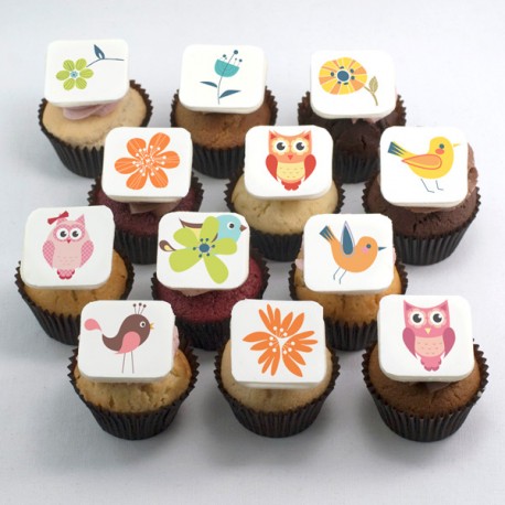 Cupcakes à motifs pour la Fête des Mères