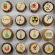 Cupcakes « science» pour anniversaire thématique