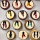 Pur butter cupcakes with hockey edible impression.
