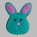 Easter Bunny head cookie