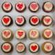 Cupcakes avec images «amour»