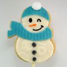 Christmas Cookie: The Snowman with scarf