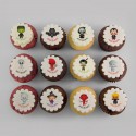 Les cupcakes d'Halloween à motifs pour enfants 