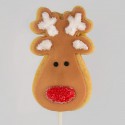 Biscuit de Noël : le p'tit renne au nez rouge