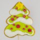 Biscuit de Noël : le sapin enneigé