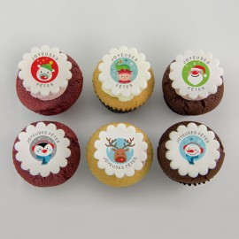 Les cupcakes «Joyeuses Fêtes»