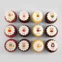 “Animal” cupcakes for baptism, birth, baby shower or birthday