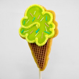 Le biscuit cornet de crème glacée