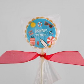 Biscuits «Bonnes vacances» pour professeurs ou éducateurs 