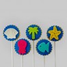 "Sea" Thrifty Cookies for birthday gift