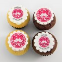 Cupcakes à motifs de la St-Valentin : oiseaux de papier