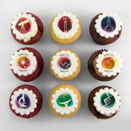 Cupcakes «science» pour anniversaire thématique