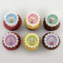 Cupcakes aux motifs de lapins et oeufs de Pâques 