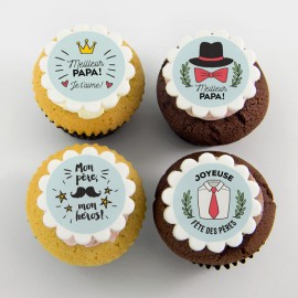 Happy Father's Day «Best Dad» cupcakes