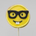 Father's Day glasses emoji cookie