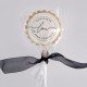 Biscuits de mariage personnalisés avec impression comestible 