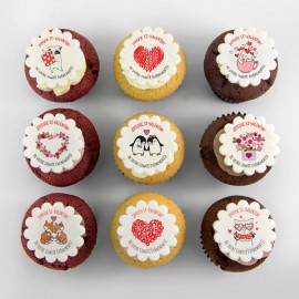 Valentine Pure butter corporate cupcakes