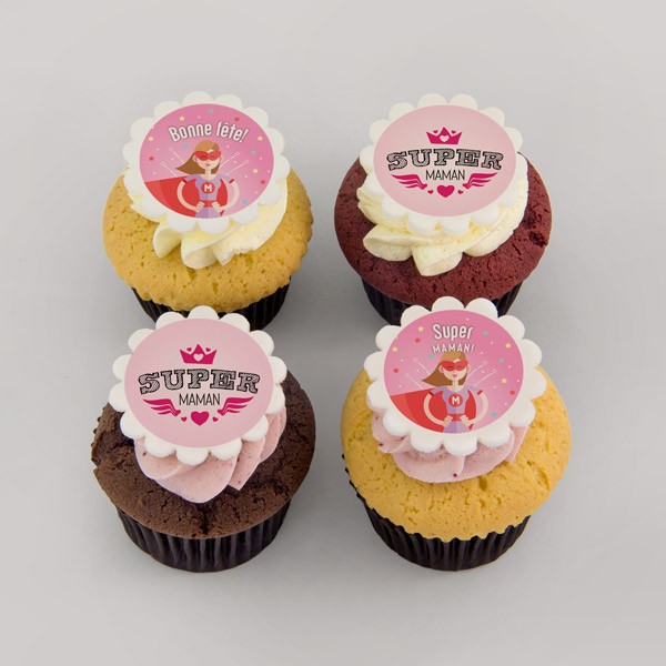 Cupcakes Super Maman Pour Anniversaire