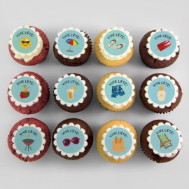 Happy Father's Day «Best Dad» cupcakes