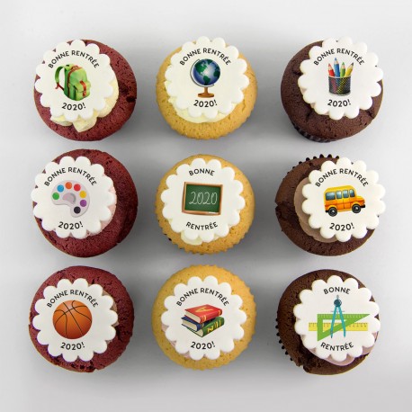 “School” cupcakes for “back to school”