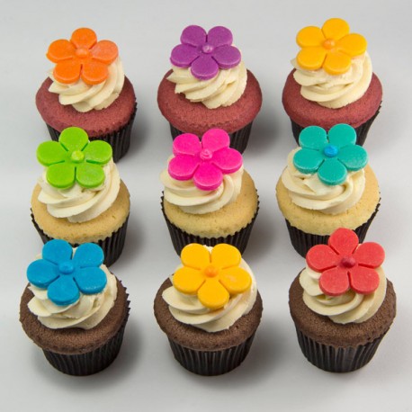Cupcakes fleurs