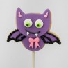 Halloween Thirsty Vampire shortbread cookie