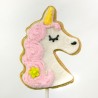 Biscuit tête de licorne 