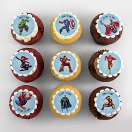 Cupcakes «super-héros»