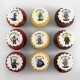 “Ninja” cupcakes for themed birthday