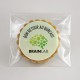 Branded corporate cookies : Pure butter shortbread with edible printing on marshmallow fondant