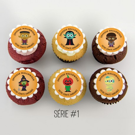 Cupcakes corporatif d'Halloween 