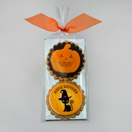 Halloween duo cookies