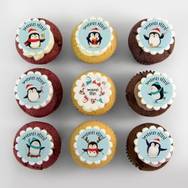 “Christmas Penguin” cupcakes