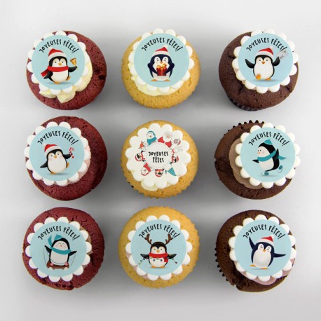 Cupcakes «pingouins de Noël» 