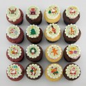 Christmas doodle cupcakes 