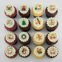 Les cupcakes «doodle de Noël»