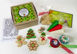 Kit de décoration de 4 biscuits de Noël