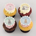 Easter Cupcakes with cute little rabbits