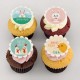 Easter Cupcakes with rabbits, chick & hens