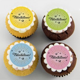 Cupcakes de félicitations