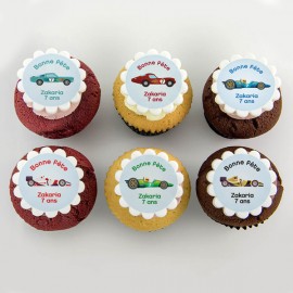 Cupcakes «voitures» pour anniversaire