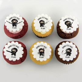 Cupcakes «ninja» pour un anniversaire thématique 