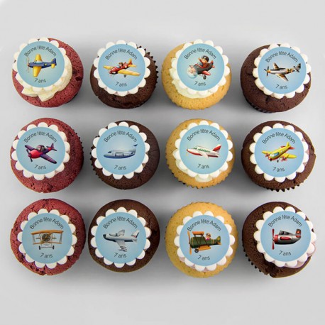 “Plane” cupcakes for birthday party