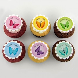 “Butterflies” cupcakes for birthday party 