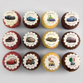 «Cars» theme cupcakes