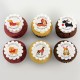 Cupcakes corporatifs de Noël pur beurre