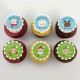 Cupcakes corporatifs de Noël pur beurre
