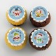 Cupcakes corporatifs de Noël pur beurre